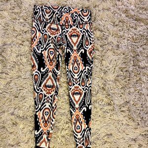 Pink & Patterned Yoga Pants